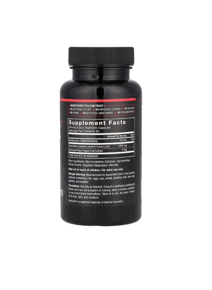 Force Factor Fundamentals Black Maca 60 Capsules - Image 3