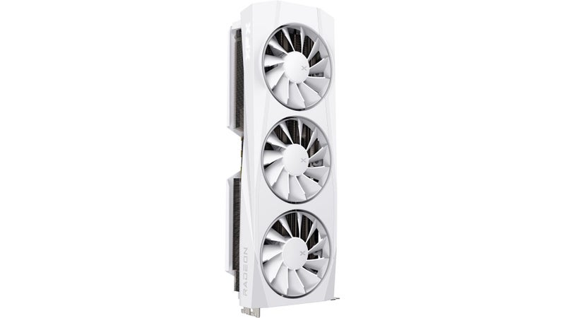 XFX AMD Radeon RX 9070 XT Quicksilver White Triple Fan 16GB GDDR6 PCIE 5.0 Graphics CA - Image 2