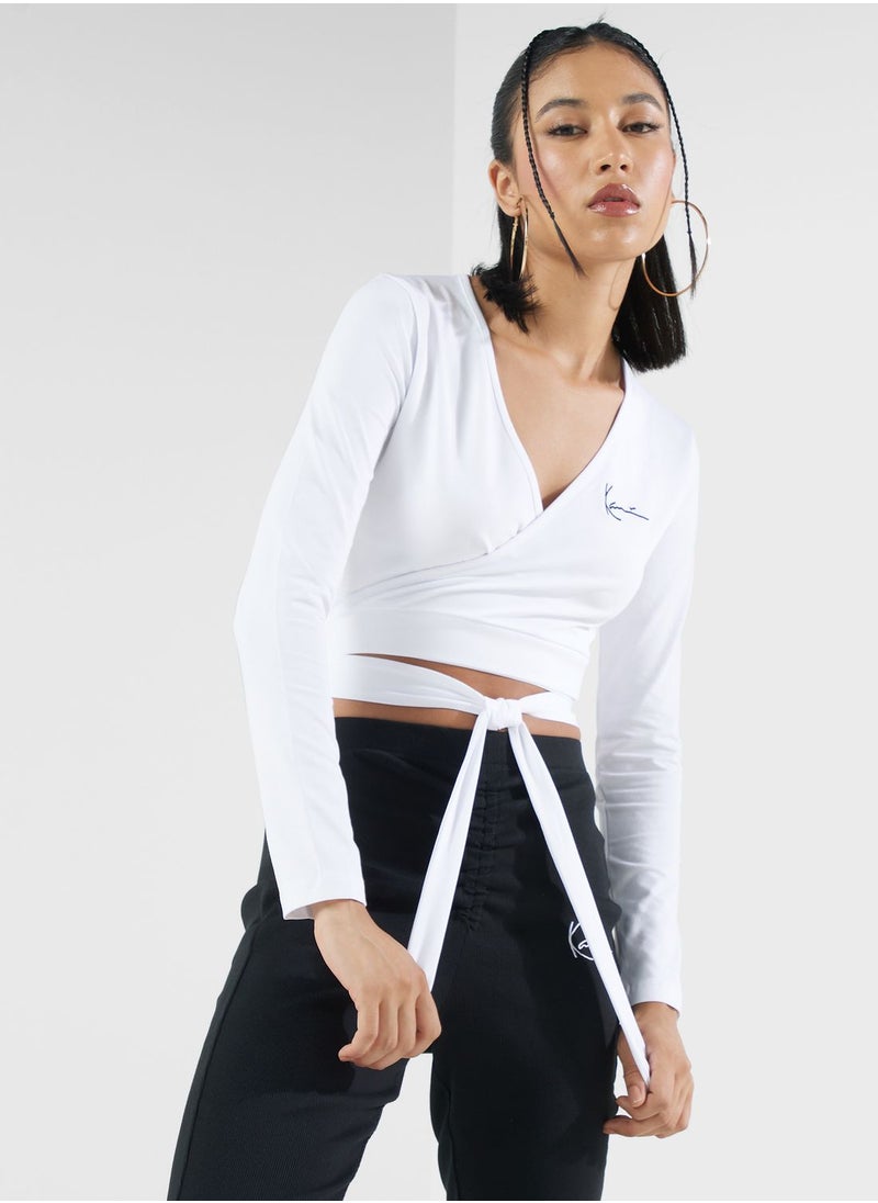 Karl Kani - Signature Essential Short Laced Top - Image 1