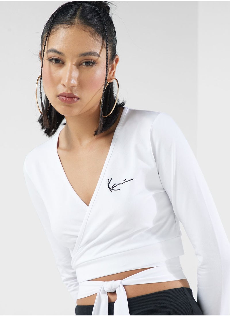 Karl Kani - Signature Essential Short Laced Top - Image 1