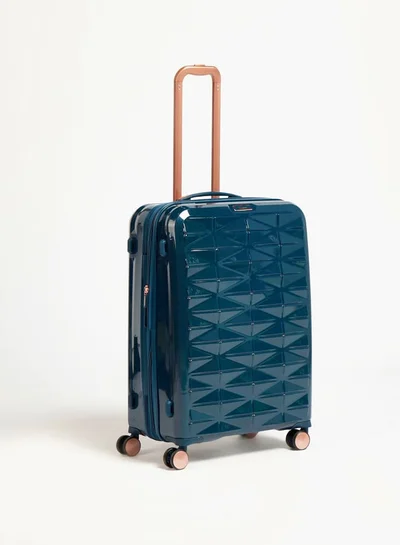 it Textured Hardcase Luggage Trolley Bag with Retractable Handle