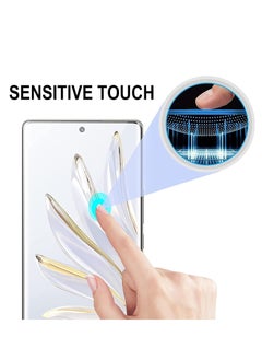 RINCO 2Pcs Screen Protector Compatible with Honor Magic 5 Lite  and Honor 80/80E/70/60/X40,Soft TPU Hydrogel Protective Film [Not Tempered Glass][High Sensitivity][HD Transparent][Anti-scratch]  - Image 2