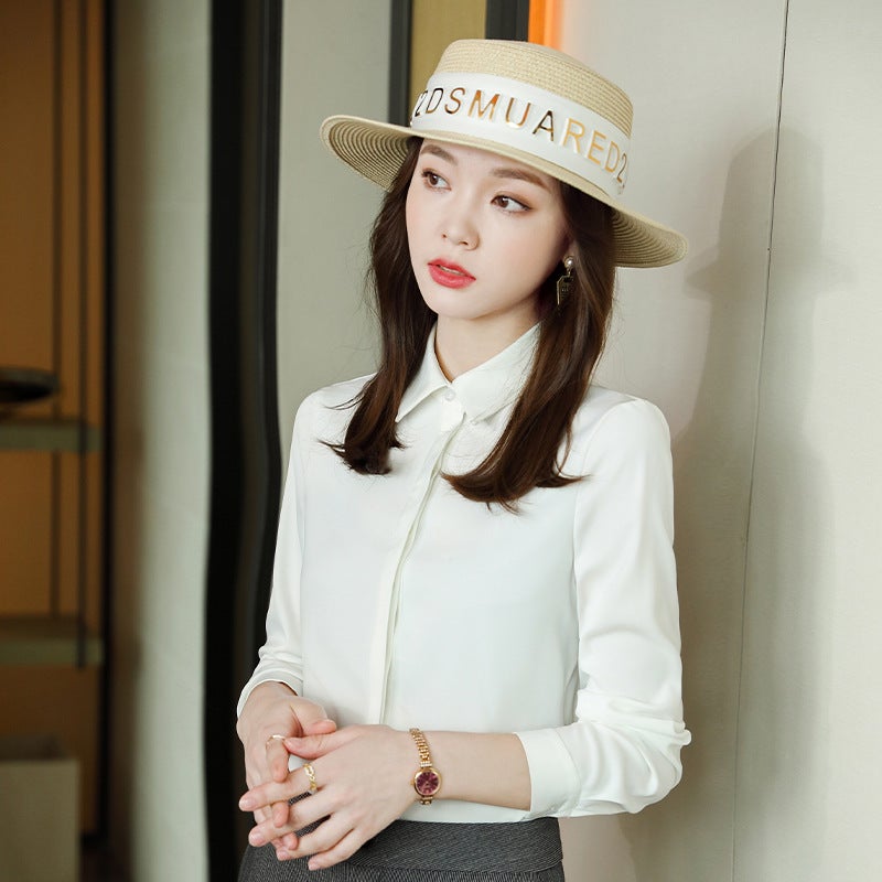 Rong Mei [Cy1226798] 22 New The * Ry Store Same Grade/Advanced Matte Mulberry Silk Shirt - Image 4