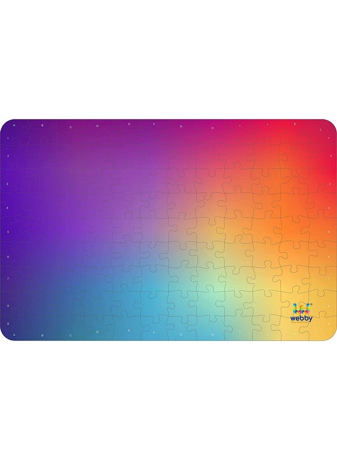Webby Gradient Puzzle Wooden Jigsaw Puzzle for Kid, 108 Pieces - Image 1