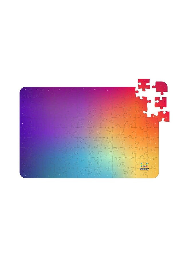 Webby Gradient Puzzle Wooden Jigsaw Puzzle for Kid, 108 Pieces - Image 3