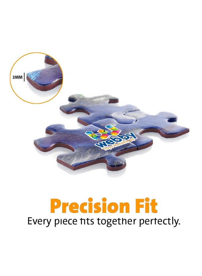 Webby Gradient Puzzle Wooden Jigsaw Puzzle for Kid, 108 Pieces - Image 5