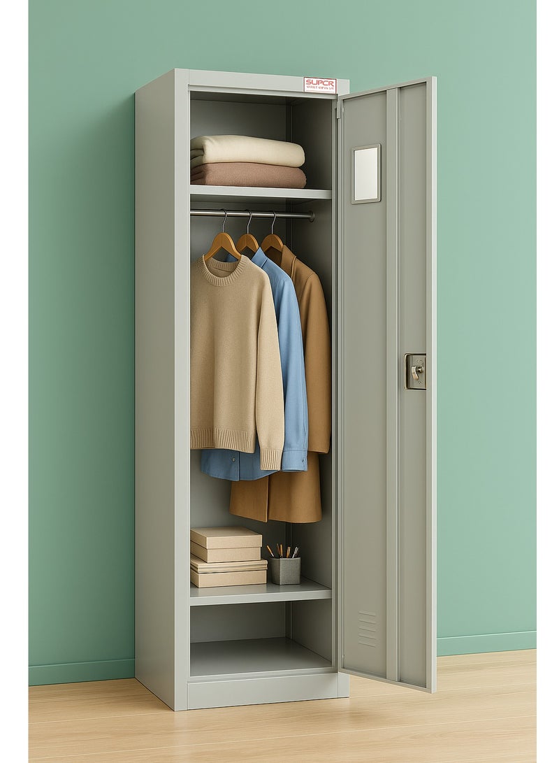 KARNAK 1 Doors Locker Steel Metal Storage Cabinet With Keys For Home Office School And Private Room - Image 2