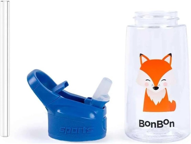 BonBon Elite Tritan Kids Water Bottle 450ml - Friendly Fox - Image 3