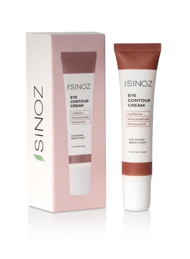 SINOZ كريم كونتور العين من سيناوز | علاج مرطب ومنعش تحت العين | يقلل من الهالات السوداء، الانتفاخات والخطوط الدقيقة | تركيبة خفيفة الوزن | 0.51 أونصة سائلة (عبوة واحدة) - Image 2