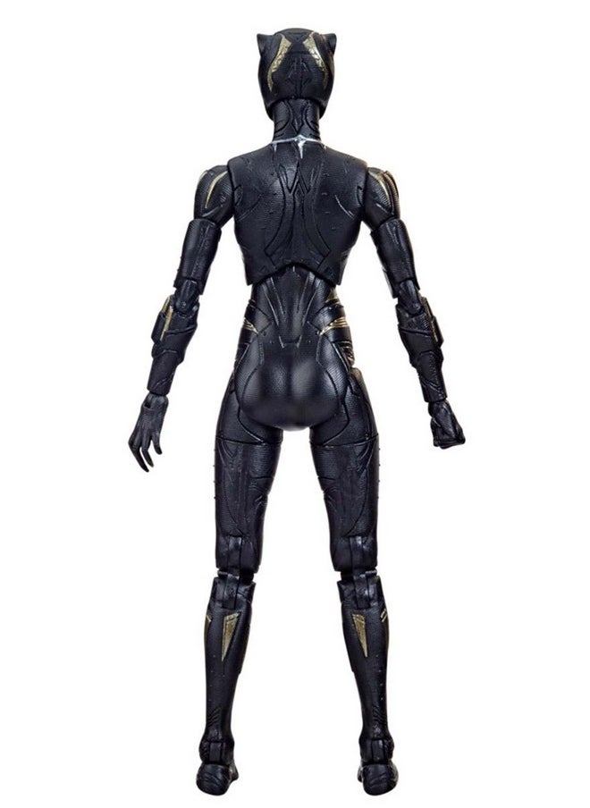 Black Panther Marvel Legends Series Black Panther Wakanda Forever Black Panther 6 Inch Mcu Action Figure Toy, 2 Accessories  - Image 2