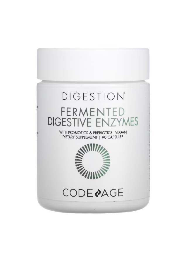 كوديدج Fermented Digestive Enzymes with Probiotics  Prebiotics Vegan 90 Capsules - Image 1