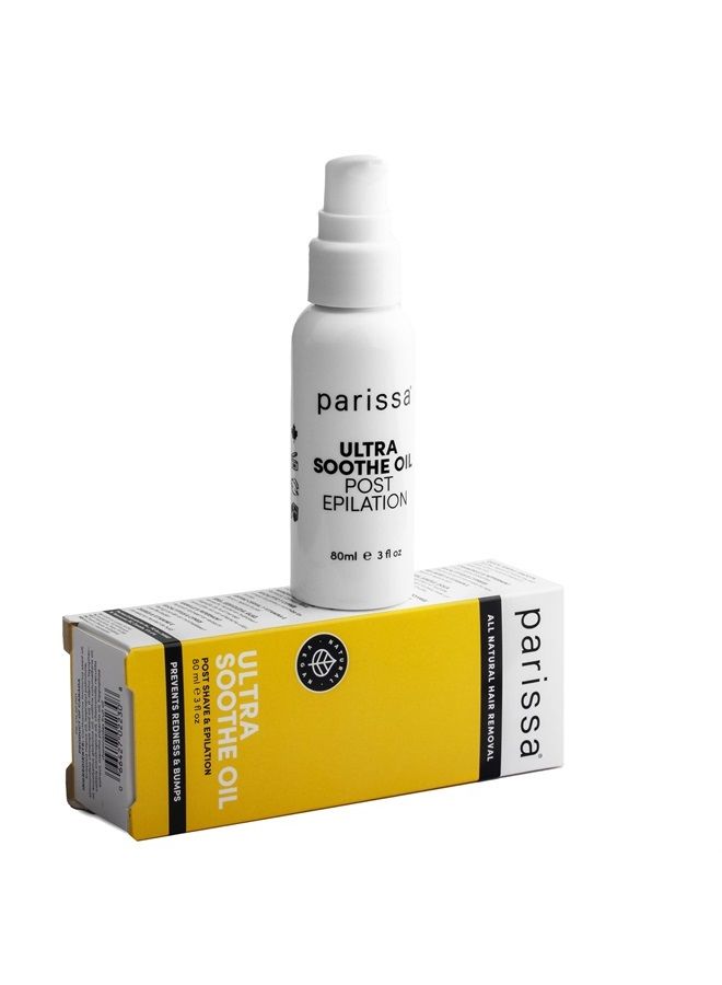 Ultra Soothe Oil, Calming Essential Oil for Inflamed Skin, Post-Shave & Epilation Treatment for Ingrown Hair & Razor Bumps