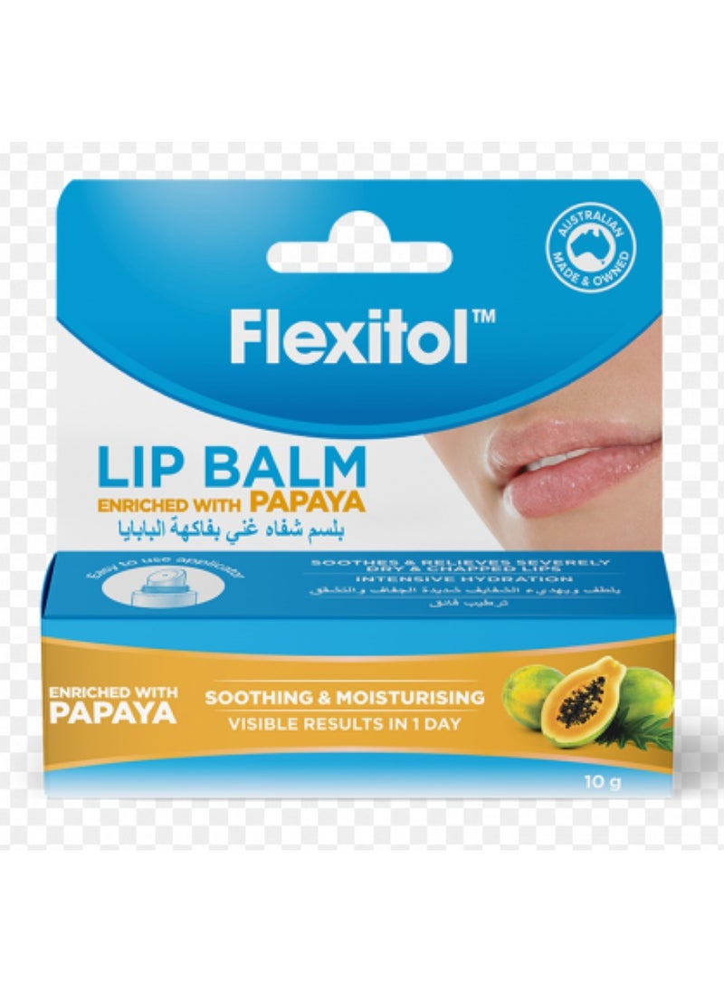 Flexitol FLEXITOL PAPAYA LIP BALM 10G 