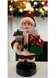 Generic Musical Animatronic Santa Claus Figurine Decorations, Fun Gift, Doll, Toy, Table Decor, Festival, Red and White  - Image 1