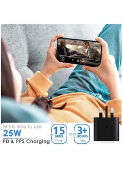 HEROCKX 25W Super Fast Charger for Samsung, Gcstnn PPS PD3.0 USB-C Charger for Samsung Galaxy S23 Ultra S23+ S23 S22 Ultra S21+ A53 5G A54 Z Fold/Flip 4 Tab S8 Ultra, Power Adapter Plug with 1M Type C Cable.  - Image 5