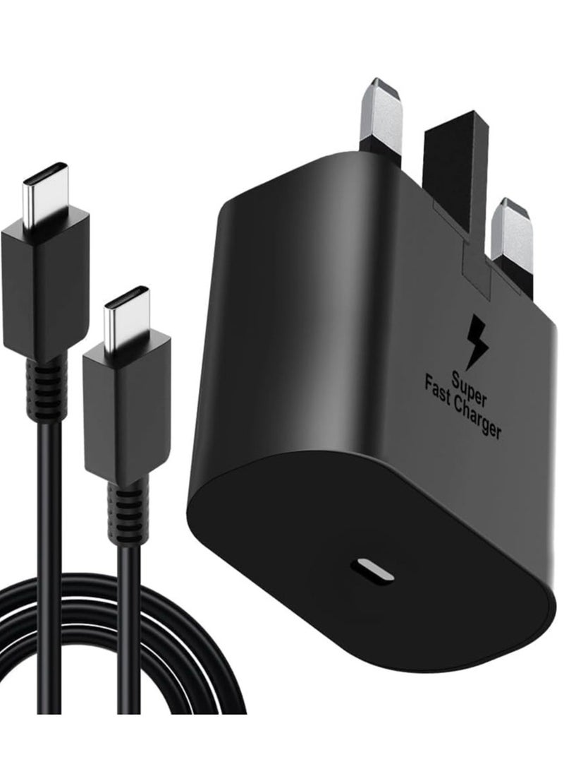 HEROCKX - 25W Super Fast Charger for Samsung, Gcstnn PPS PD3.0 USB-C Charger for Samsung Galaxy S23 Ultra S23+ S23 S22 Ultra S21+ A53 5G A54 Z Fold/Flip 4 Tab S8 Ultra, Power Adapter Plug with 1M Type C Cable. - Image 1