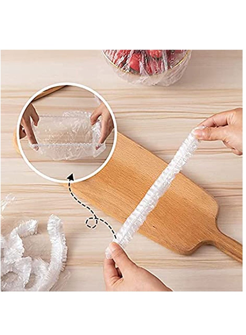 KASTWAVE Fresh Keeping Bags, Stretchable Plastic Food Wraps, Reusable Elastic Food Storage Covers, Plastic Sealing Elastic Stretch Bowl Lids, Universal Kitchen Wrap Seal Caps (100pcs)  - Image 3