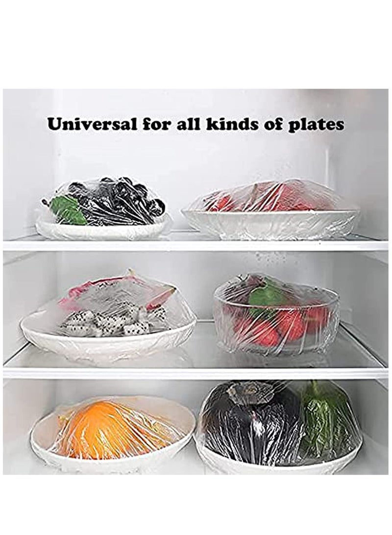 KASTWAVE Fresh Keeping Bags, Stretchable Plastic Food Wraps, Reusable Elastic Food Storage Covers, Plastic Sealing Elastic Stretch Bowl Lids, Universal Kitchen Wrap Seal Caps (100pcs)  - Image 4