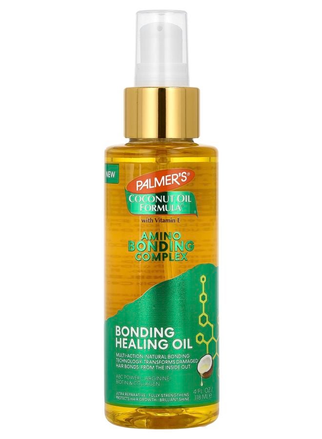 زيت جوز الهند مع فيتامين E معقد الربط الأميني زيت الشفاء 4 أونصة سائلة (118 مل)