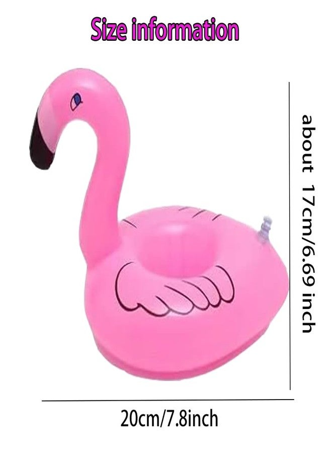 Dancepanda Flamingo Drink Floats,Flamingo Pool Float,Inflatable Drink Holders Floating Cup Holders Drink Floats for Pool Party (Flamingo) - Image 2