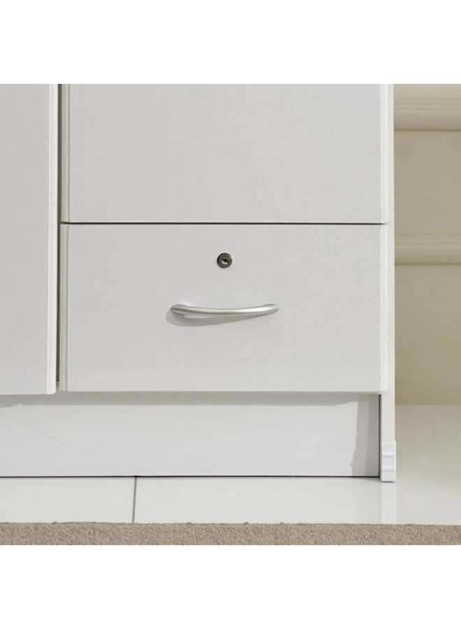 SULSHA 2 Door Wooden Wardrobe with Bottom Drawer – Free Professional Assembly Included - Image 4