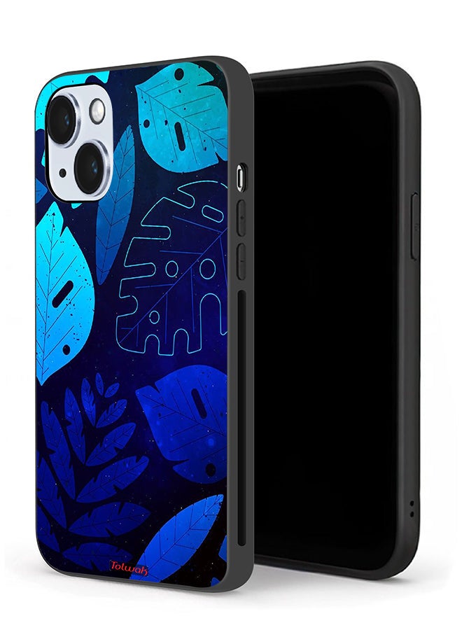 Tolwak Apple iPhone 14 Protective Case Leaves Pattern - Image 1
