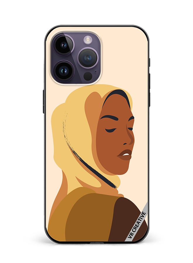 VR CREATIVE Protective Case Cover For Apple iPhone 15 Pro Cartoon Woman Shape Design Multicolour - Image 1