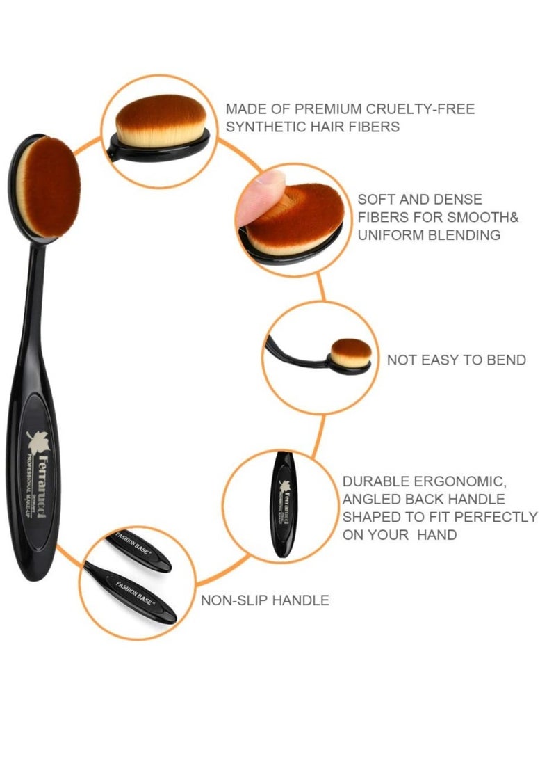 فيراروشي فرشاة دمج كريم الأساس الاحترافية من فيراروتشي كورية الصنع - Image 4