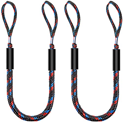 Botepon Boat Bungee Dock Lines, Boating Gifts for Men, Boat Accessories, Pontoon Accessories, Mooring Lines for Bass Boat, 4 Feet - Image 1
