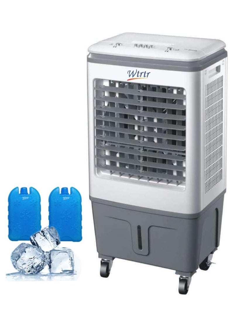 Wtrtr Wtrtr Air cooler,20L Evaporative Air Cooler,Home air conditioning fan refrigeration single cold air cooling fan Commercial home mobile air conditioner  - Image 1