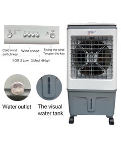 Wtrtr Wtrtr Air cooler,35L Evaporative Air Cooler,Home air conditioning fan refrigeration single cold air cooling fan Commercial home mobile air conditioner  - Image 2