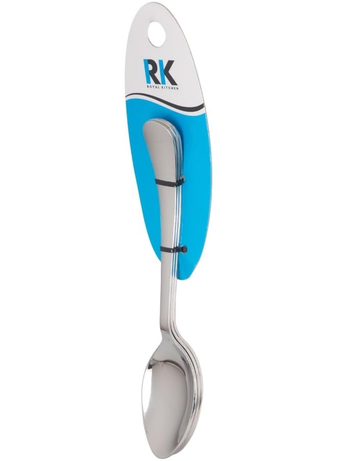 RAJ RAJ RK Stainless Steel Venetian Dessert Spoon Set 3-Pieces  - Image 1