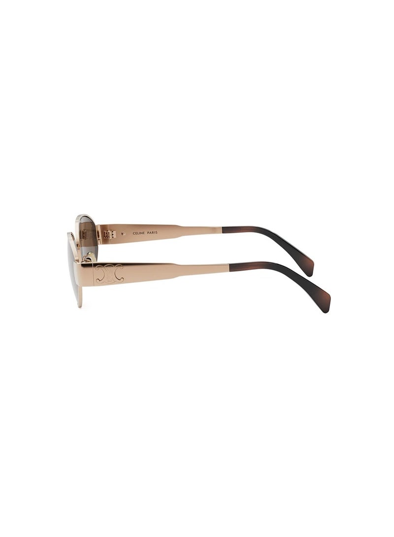 سيلين نظارات شمسية سيلين أوفال تريومف معدنية/ذهبية وردية CL40235U 28E - Image 3