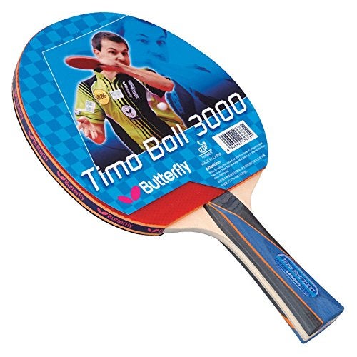 Butterfly Timo Boll Shakehand Ping Pong Paddle Good Speed and Spin with Superb Control Japan Series Recommended for Beginning Level Players International Table Tennis Federation Approved - Image 1