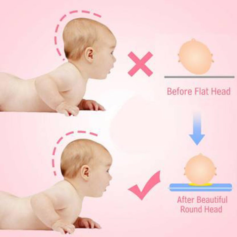 NME COLLECTION Mustard Pillow for New Born Baby, Ideal for Round Head Shaping Seed Pillow with Foam Cotton Cover for 0 to 12 Months Babies (Elephant) - Image 5