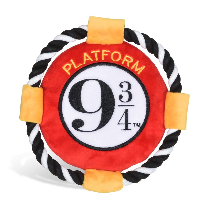 Harry Potter 9 34 Platform Frisbee Pet Toy in Themed Design Plush Rope Dog Toys for Pets Accessories for Hogwarts Houses - Image 2