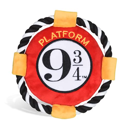 Harry Potter 9 34 Platform Frisbee Pet Toy in Themed Design Plush Rope Dog Toys for Pets Accessories for Hogwarts Houses - Image 1