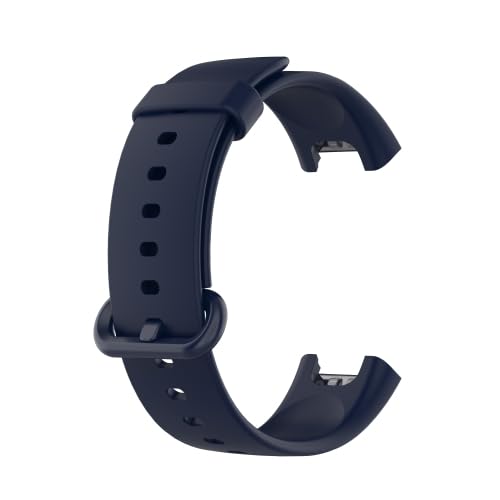 EDNITA Redmi Watch 2 Lite & Redmi GPS Smart Watch Band Strap with Soft Silicone Classic Strap & Secure Buckle - Black,Blue,Red - Pack of 3 - Image 3