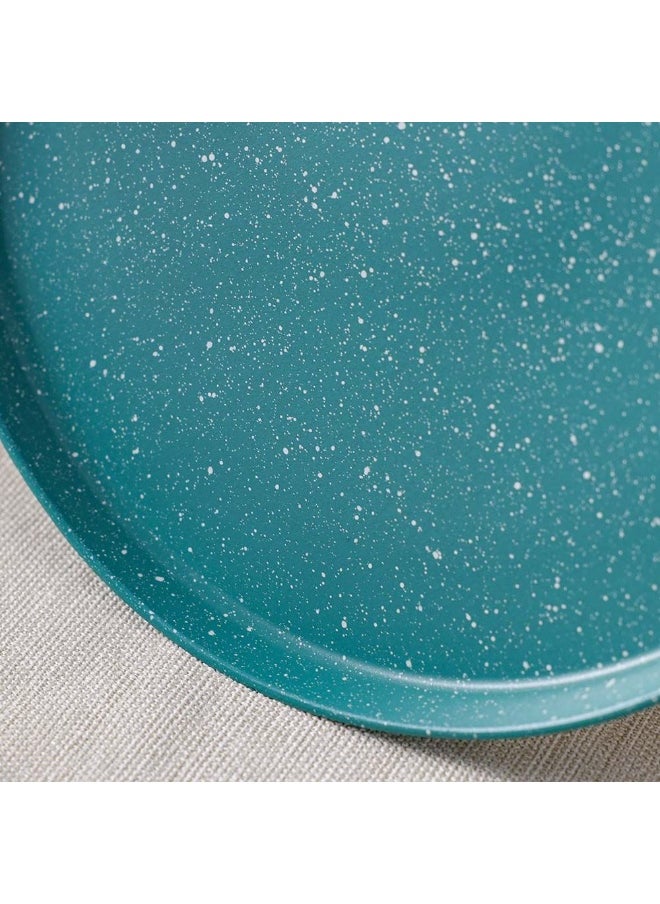 DANUBE HOME Chef's Delight Florin Pizza Pan with Marble Coating – Non-Stick, PFOA Free Bakeware for Crispy Crust – Oven-Safe, Easy Clean Pizza Tray for Home Kitchen 28x1.7cm - Green  - Image 3