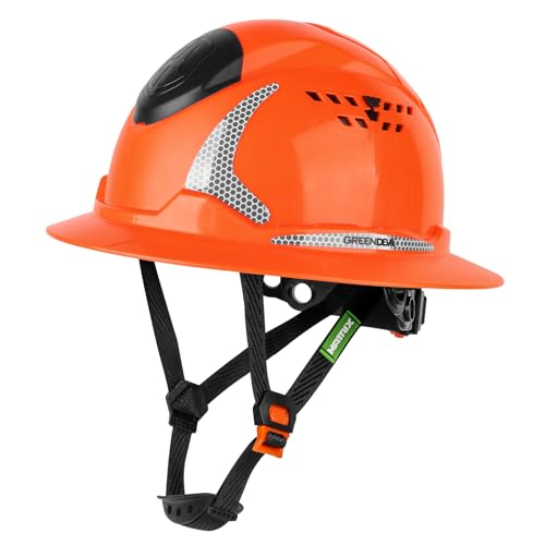 GREEN DEVIL Matrix Full Brim Hard Hat Vented Construction Safety Helmet OSHA Approved Cascos De Construccion Work Hardhat for Men&Women - Image 1