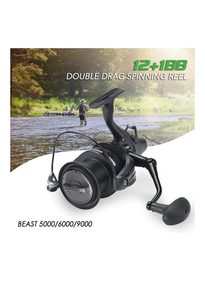 NIBEMINENT Spinning Reel With Front And Rear Double Drag Carp  - Image 2