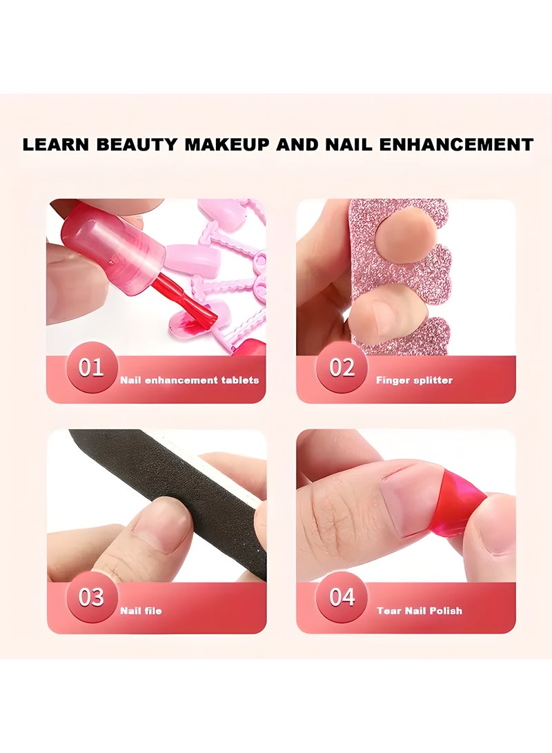 LIXADA Cosplay Makeup Kit for Girls with Cosmetic Makeup Vanity - Real, Non Toxic, Washable Make Up Kit - Birthday, Girls' Day, Gifts for Girl Women Makeup, Ideal choice for Gifts for Kids Age 3+ - Image 3