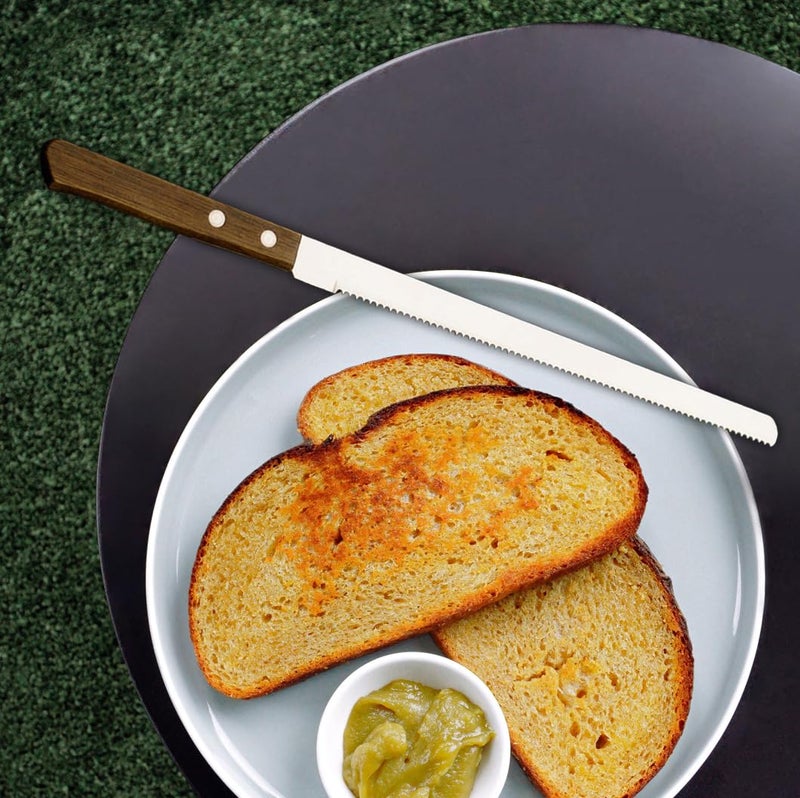 Captoola 11 Inch Professional Knife Set Wood Handle Super Sharp Knife 9 Inch Bread Cutting Knife Set of 2 - Image 5