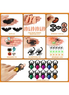 Max Fun 132Pcs Halloween Party Toys Assortment For Kids Halloween Party Favors Prizes Box Toy Assortment Classroom Trick Treating Halloween Treasure Box Toys(Random)  - Image 4