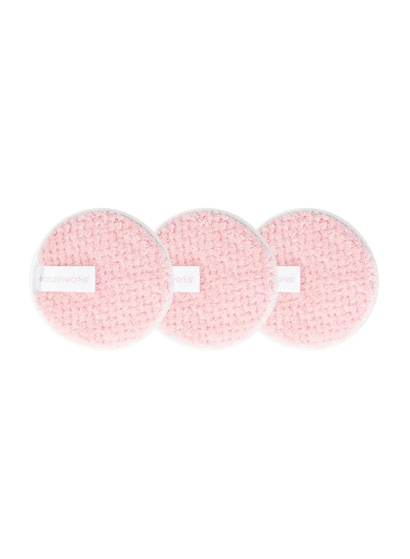 براش ووركس Brushworks HD Reusable Makeup Remover Pads - Pack of 3