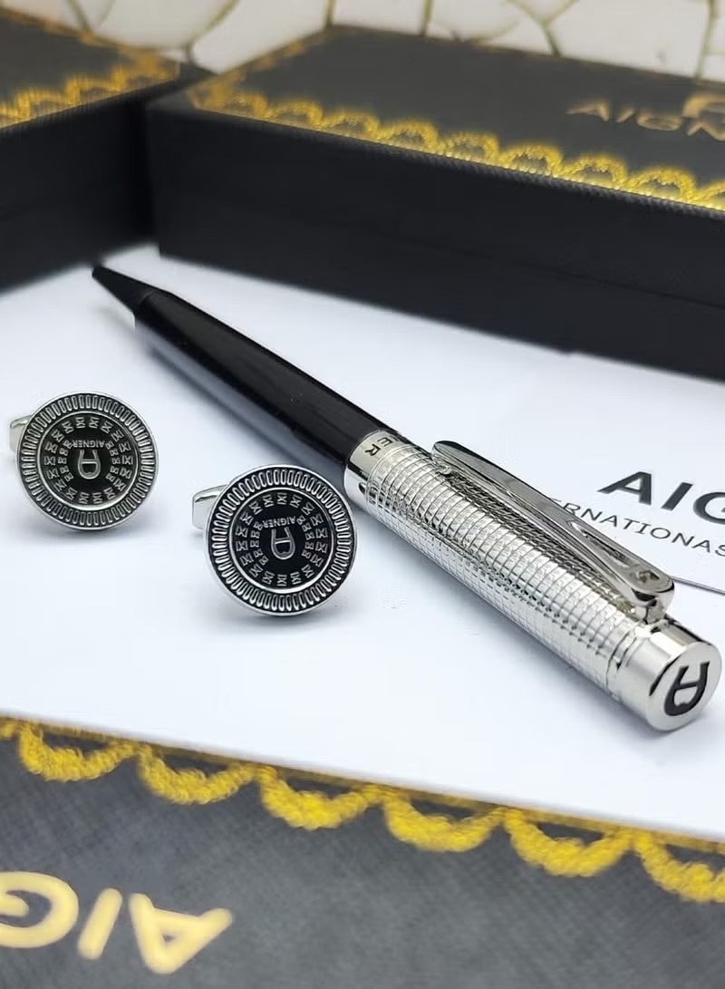 Luxury men's pen with cufflinks by AIGNER