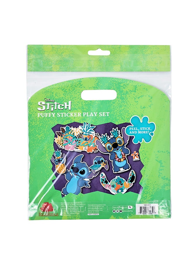 Disney Stitch Puffy Sticker Play Set | 30 Reusable Sticker | Peel, Stick & More | Age 3+ - Image 4