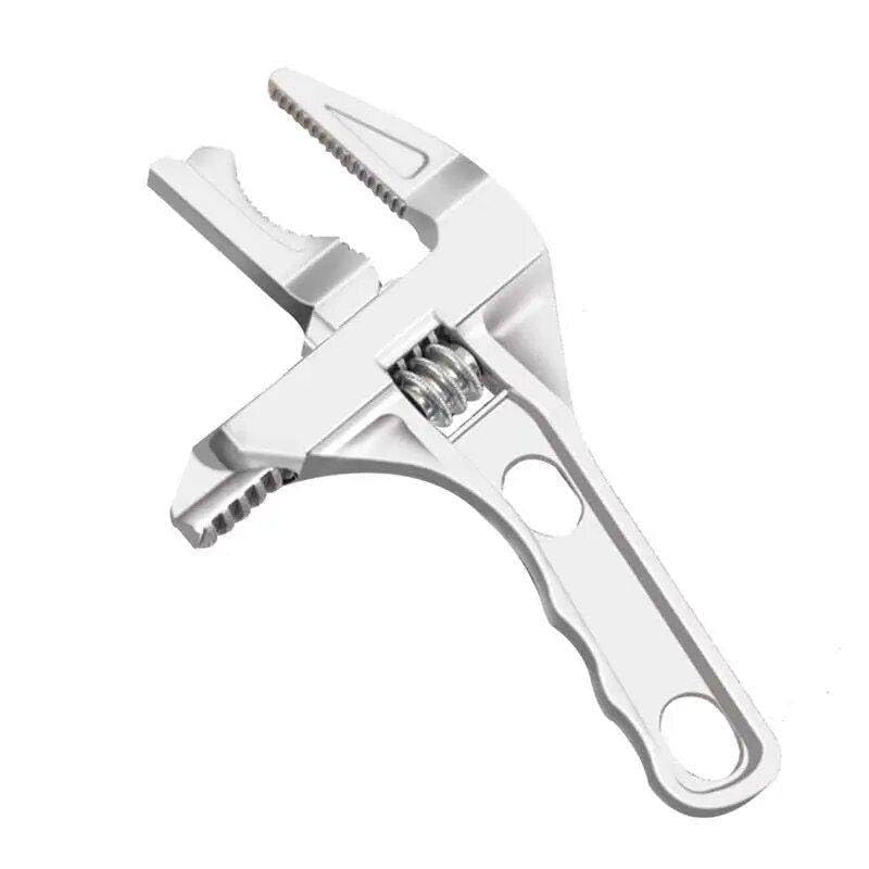 VATTU Short Shank Large Opening Wrench 668mm Adjustable Wrench Bathroom Spanner Wide Jaw Ultrathin Wrench Fit for Bathroom Kitchen Sink - Image 1
