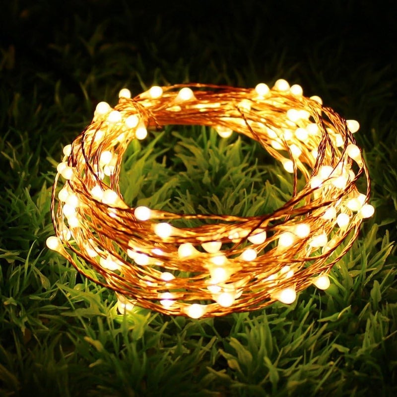 Quace All condition resistant crafted quality Copper String Led Light 10M 100 LED (USB Operated) Wire Decorative Fairy Lights Diwali Christmas Festival - (Warm White, 1 Unit) Multi-budget available picks - Image 4