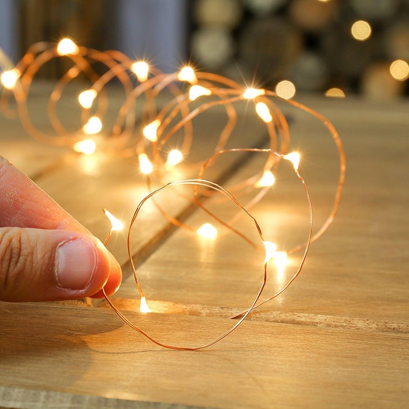 Quace All condition resistant crafted quality Copper String Led Light 10M 100 LED (USB Operated) Wire Decorative Fairy Lights Diwali Christmas Festival - (Warm White, 1 Unit) Multi-budget available picks - Image 3